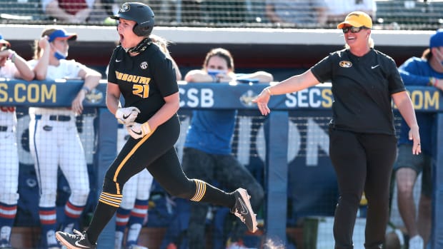 Missouri softball coach Larissa Anderson